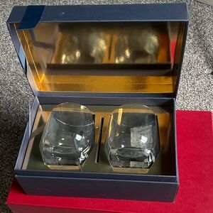 Elegant Crystal Whiskey Glass Set